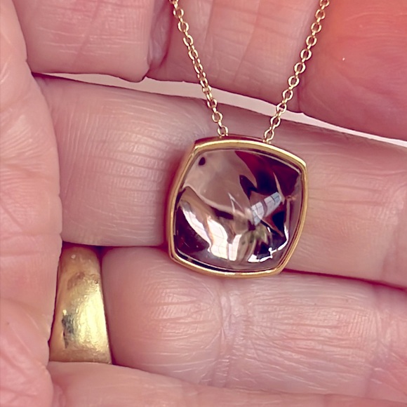 Baccarat Jewelry - 18 karat gold, Baccarat pendant necklace